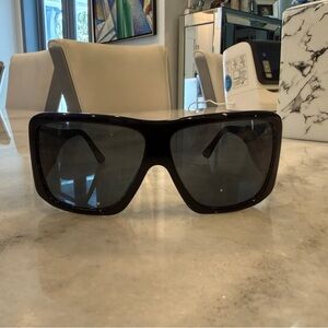 Black CHANEL UNISEX BLACK/Brown Sunglasses